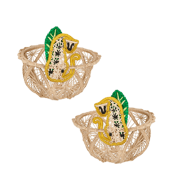 Jaguar Bread Baskets Set of 2