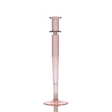 Crystal Glass Candle Stick Holder