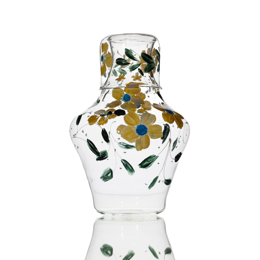 Blossom Amber Glass Carafe