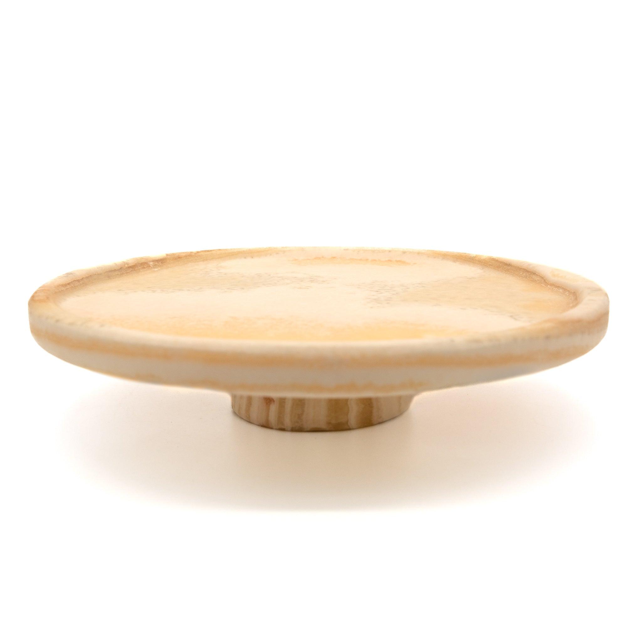 Neutral Alabaster Footed Stand – ÉRTH STUDIO