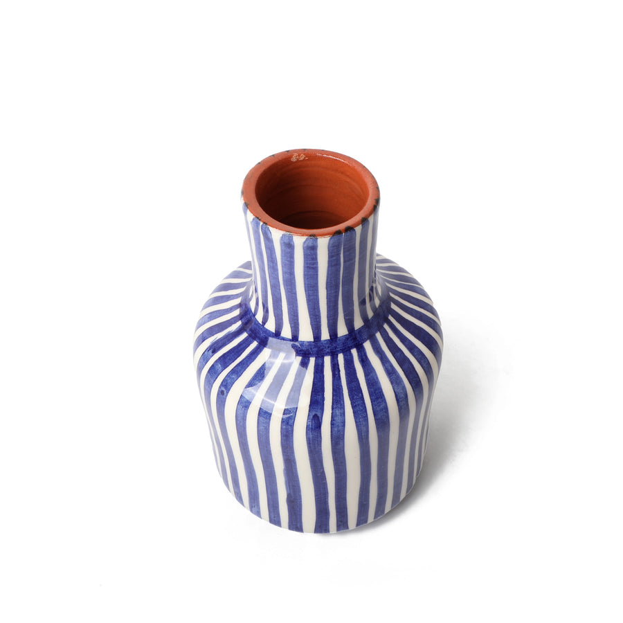 Bold Garafe Vase Blue