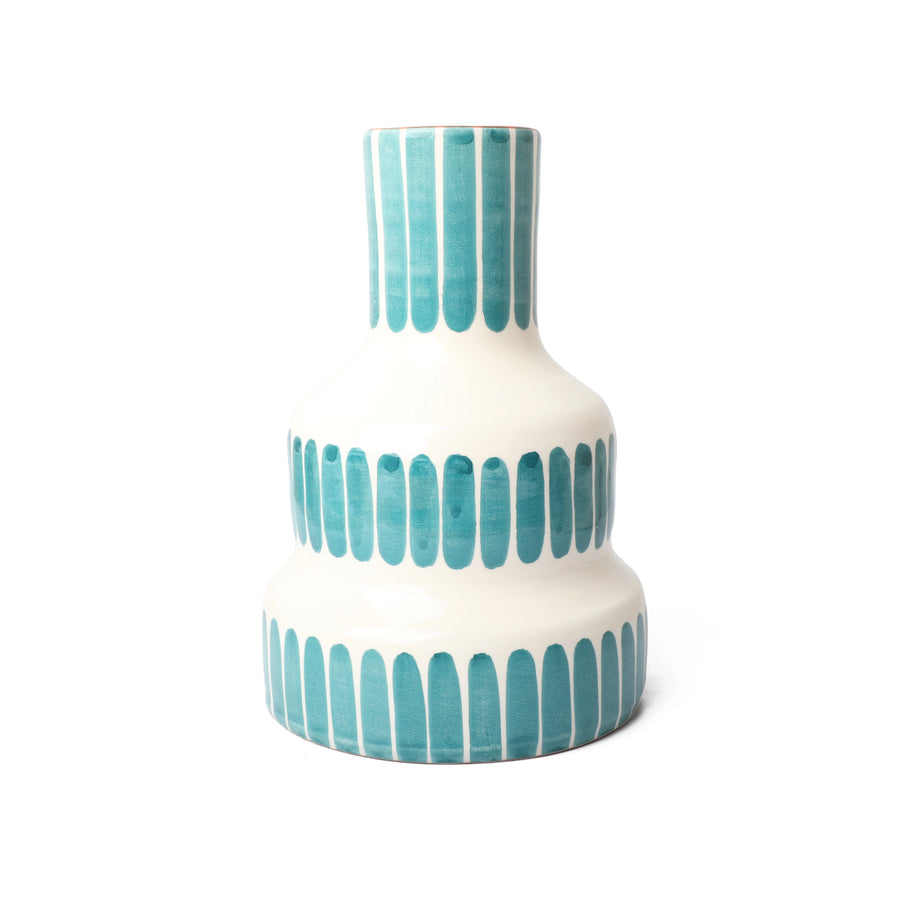 Stepped Vase Teal