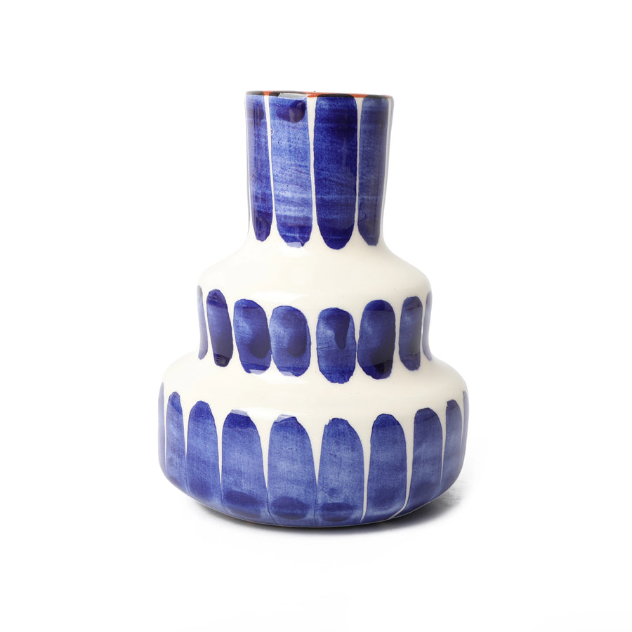 Stepped Vase Blue