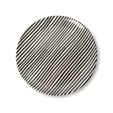 Stripe Plate Black