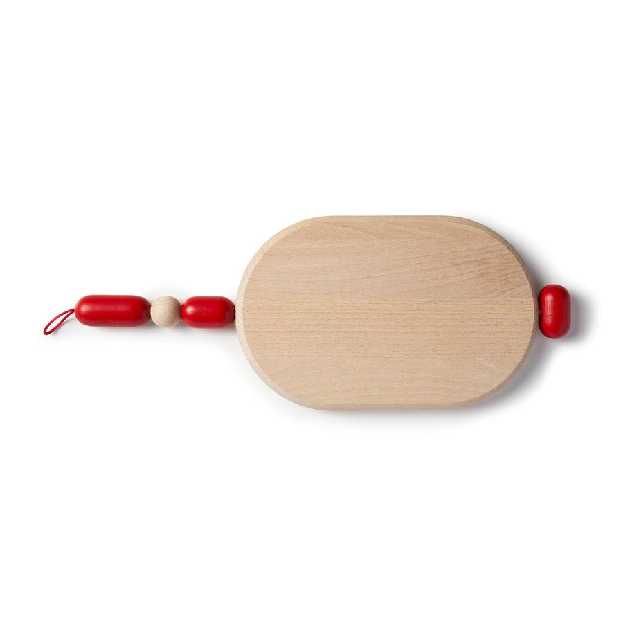 Bijoux Oval Cutting Board Red
