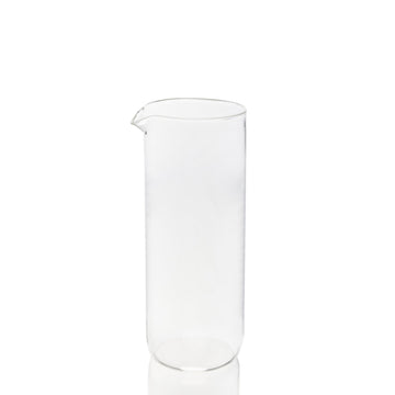Transparent Carafe with white line on top