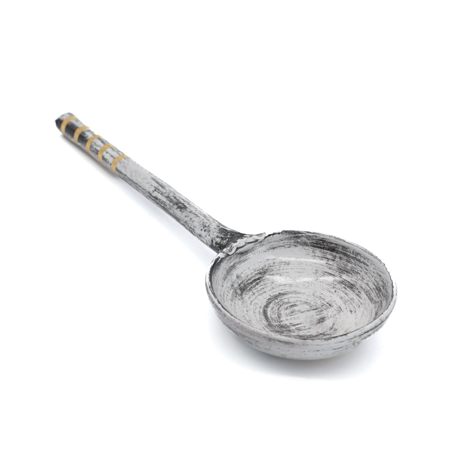 Serving Spoons Rustic Grey Set of 2
