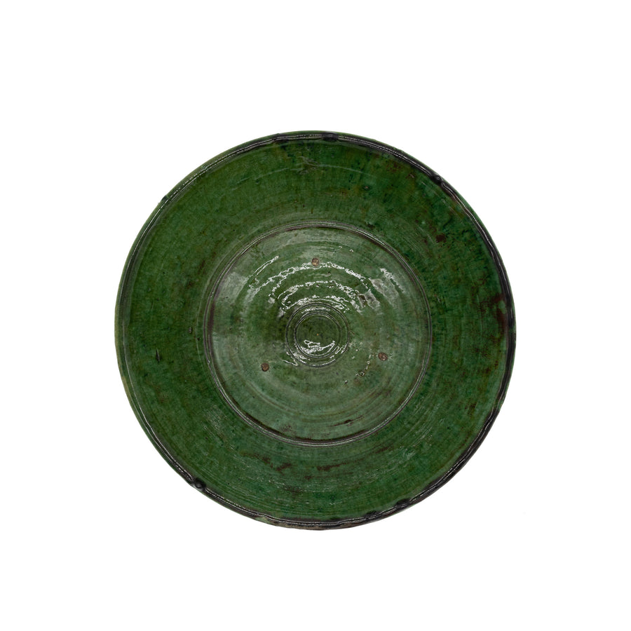 Handmade Green Serving Bowl