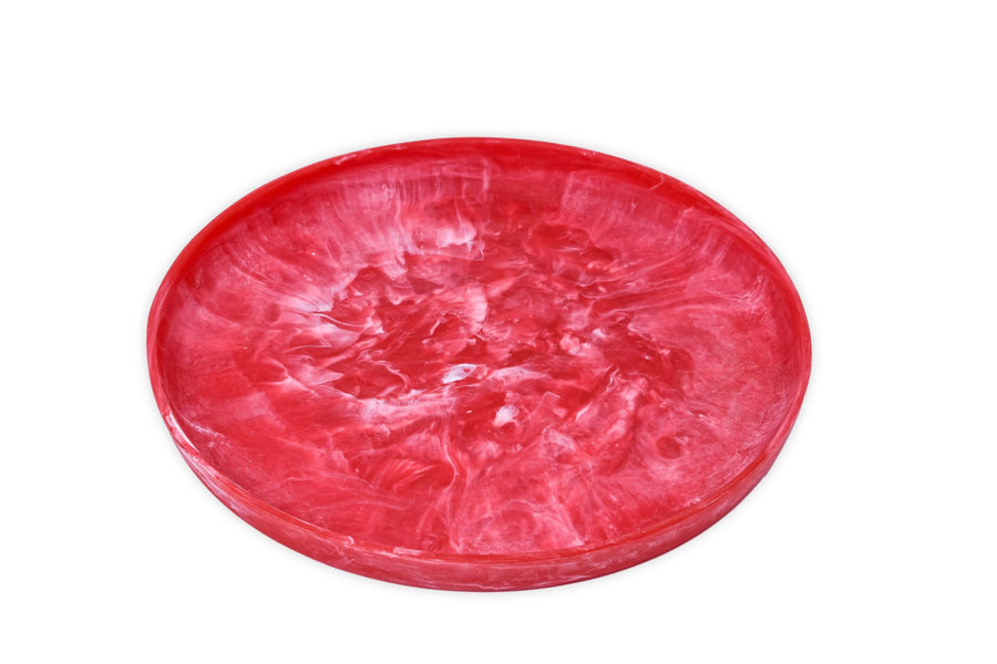 Round Platter Large Red