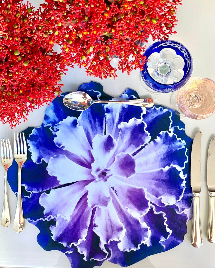 Round Placemat Blue