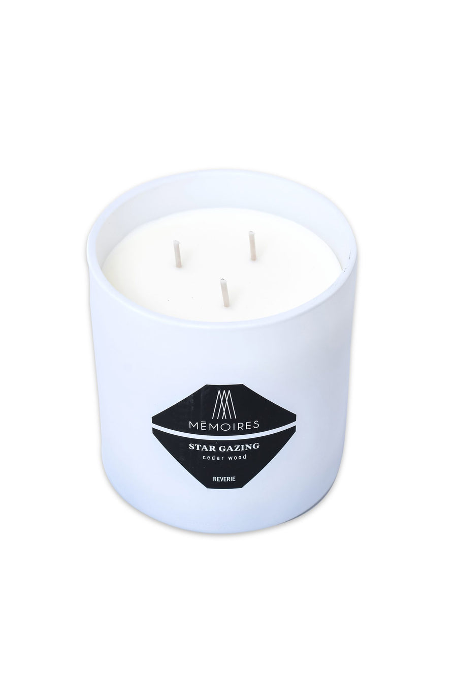 CEDARWOOD CANDLE 500 Gr White matte