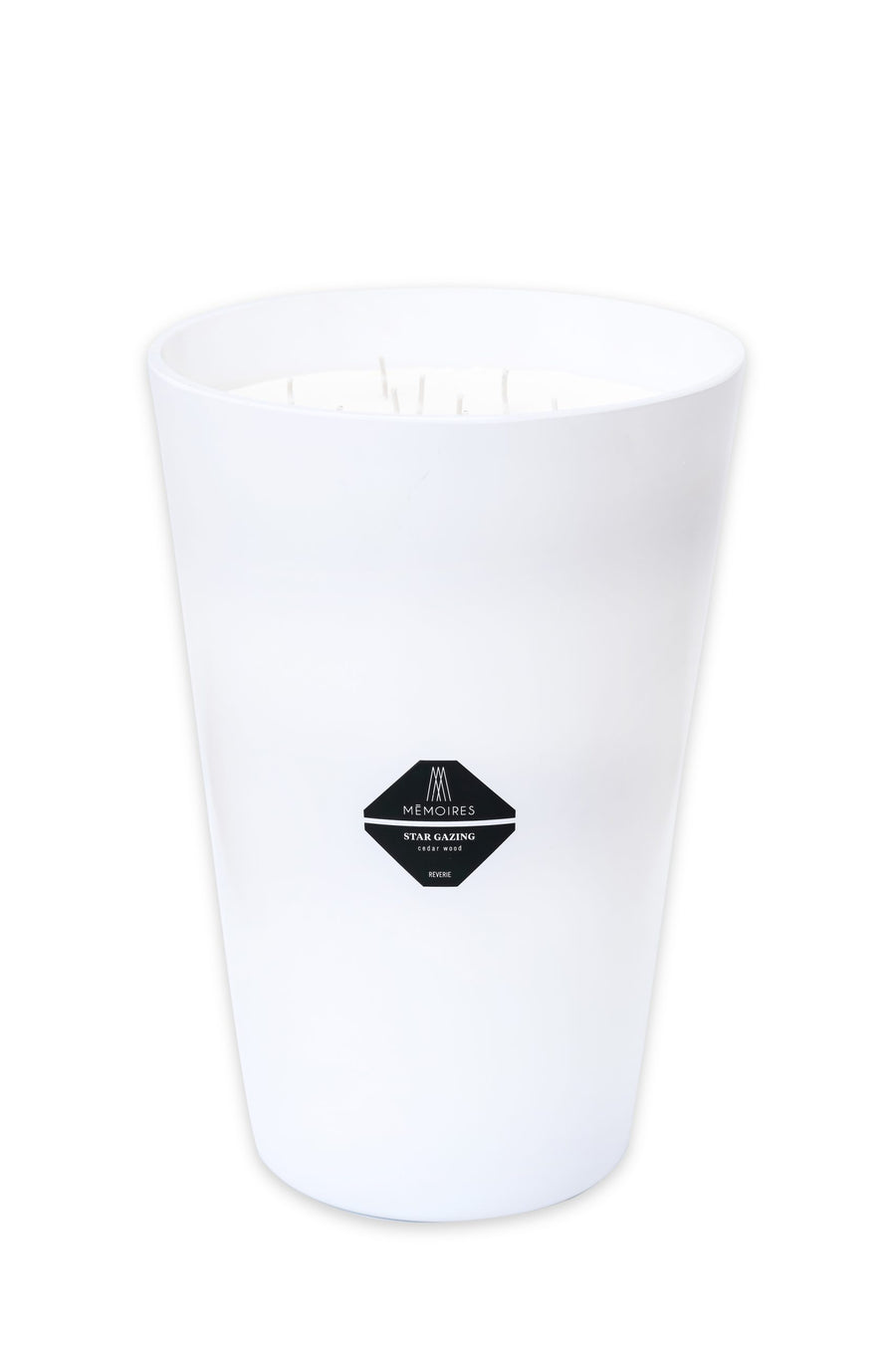 CEDARWOOD CANDLE 7500 Gr White matte