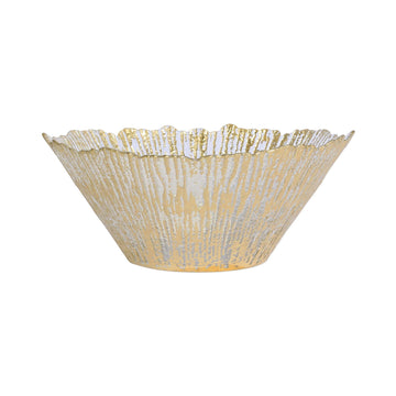 Rufolo Glass Gold Deep Bowl