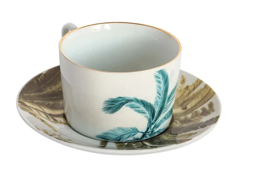 Las Palm Tea Cups set of 6