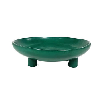 Tripod Serving Platter Green