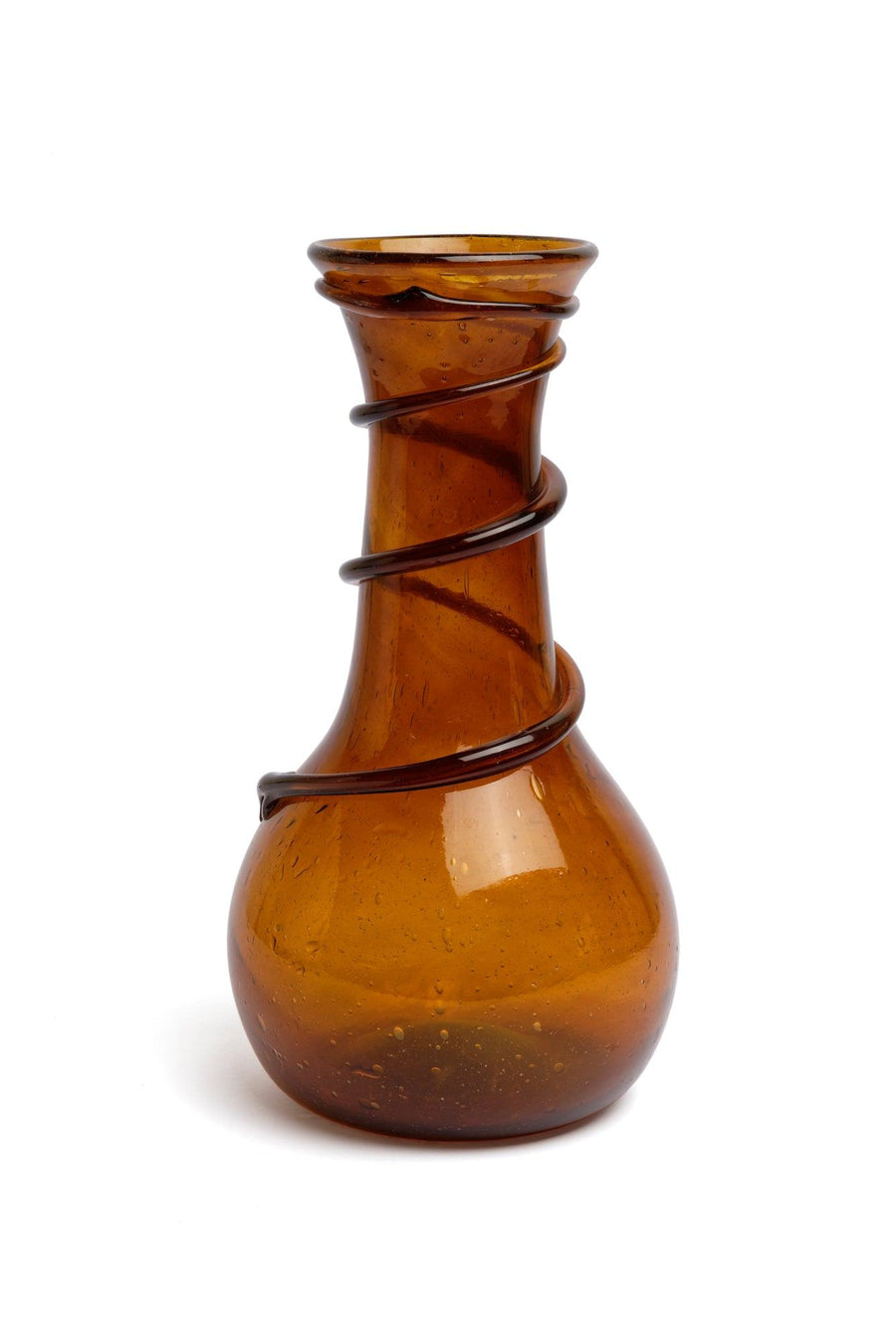Spiral Vase Amber